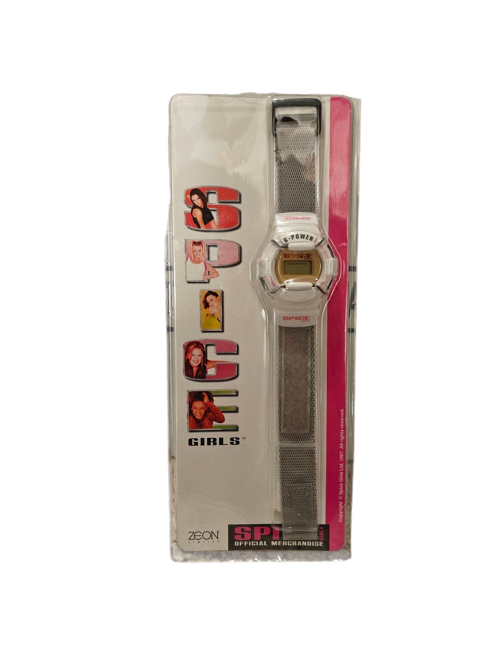 ZEON Spice Girls Watch Brand New in Original Package White/ Grey Version 1997